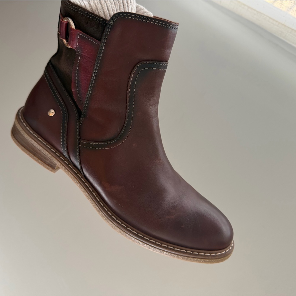 PIKOLINOS women Chukka Boots in Chestnut and Burgundy - Picture 11 of 16
